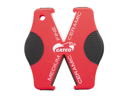 Gatco Super Micro-X Ceramic Knife Sharpener, Red - 6224