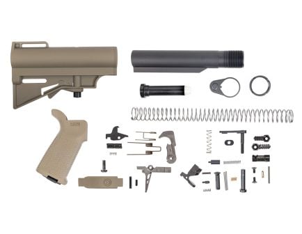 PSA Guardsman-15 MOE HAR-15 Pistol Lower Build Kit, FDE