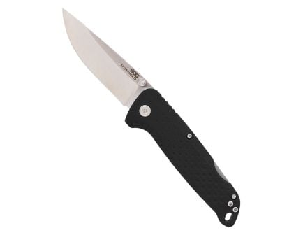 SOG Knives Adventurer Folding Drop Point Knife, Black - SOG-13-11-08-43