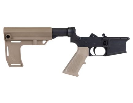PSA MFT Stealth AR-15 Complete Pistol Lower W/Classic grip & Trigger guard, FDE