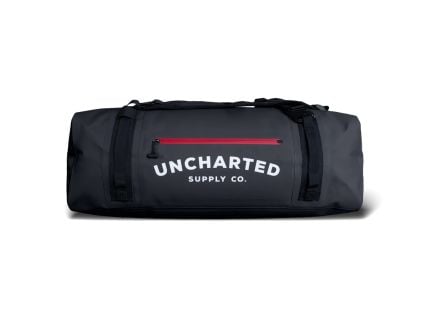 Uncharted Supply Co. The Vault 65L Duffel Bag, Black -  BG-D6F-60L-BK