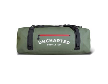 Uncharted Supply Co. The Vault 65L Duffel Bag, Olive - BG-D6F-60L-OL