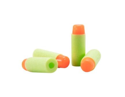 REKT Short Foam Darts, 24 Pack, Yellow/Green - 2278710