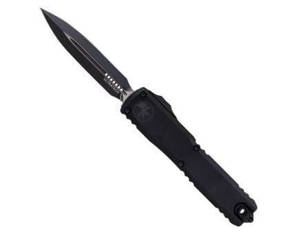Microtech Ultratech Gen III ZBP OTF Dagger Knife, Black - 1122-1T