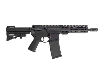 PSA 8.5" Pistol-Length 300AAC Blackout Nitride 1/7 7" Lightweight M-Lok MOE AR-15 Complete Pistol W/HAR-15 Brace, Black