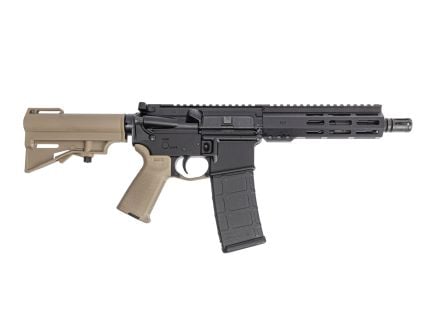 PSA 7.5" Pistol-Length 5.56 NATO 1/7 Nitride 7" Hex M-Lok MOE AR-15 Complete Pistol W/HAR-15 Brace, FDE