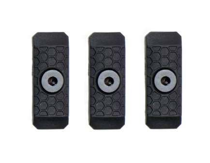 Slate Black Industries Slate Grip Mini, Single Slot Panel 3-Pack, Black