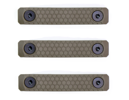 Slate Black Industries Slate Grip, 2 Slot Panel 3-Pack, FDE