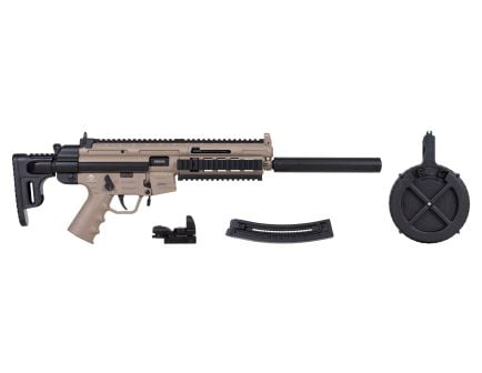 GSG-16 16.25" 22lr 22rd Rifle Package w/ ATI DUO Sight and 110rd Drum, FDE - GERGGSG1622TPKG