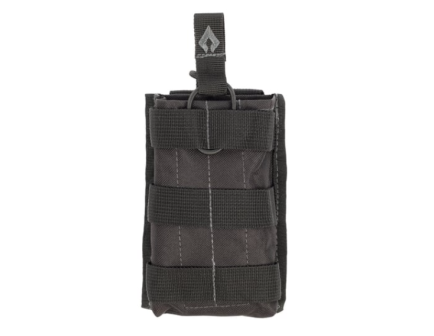 Advance Warrior Solutions Open Top Single Mag Pouch, Black - AROTSMP-BL