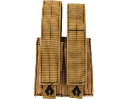 Advance Warrior Solutions Pistol Double Mag Pouch, Tan - PDMP-TN