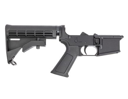 PSA Complete Lower w/LSA Grip AR-15 Classic Lower, Black