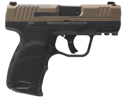 HK CC9 9mm Luger Pistol 10rd 3.32", Flat Dark Earth - 81001193