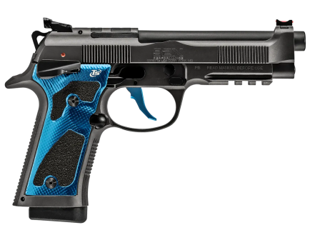 Beretta 92X Performance Carry Optic 9mm Pistol 4.9" 18rd Blk / Blue/ Graphite Gray - J92XPCOBL18