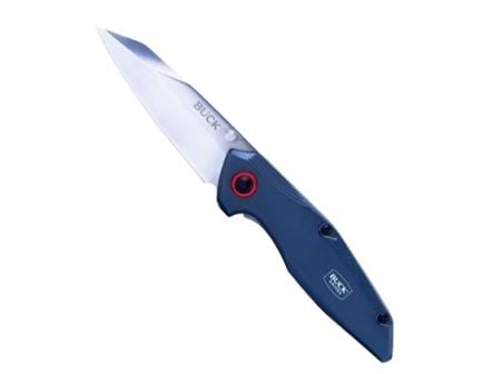 Buck Reactor Folding Reverse Tanto Knife, Blue - 0702BLSWM-C