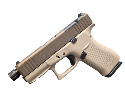 Glock 43X MOS 3.39" 9mm (2)10rd Pistol, 2 Tone Tan/Bronze