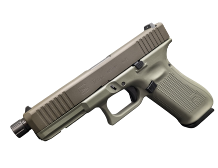 Glock 17 Gen5 4.49" 9mm (3)15rd Pistol, Two Tone ODG