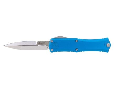 Microtech Mini Hera II OTF Dagger Bayonet Point Knife, Blue - 1701M-10BL