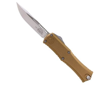Microtech Mini Hera II S/E OTF Drop Point Knife, Tan - 1703M-10TA