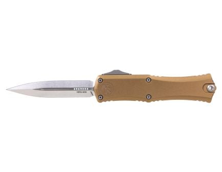 Microtech Mini Hera II D/E OTF Bayonet Point Knife, Tan - 1702M-10TA