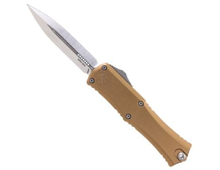 Microtech Mini Hera II D/E OTF Bayonet Point Knife, Tan - 1702M-10TA