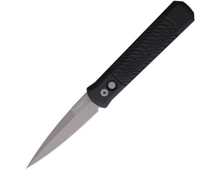 Pro-Tech Godfather Automatic Folding Spear Point Knife, Black - PTK924