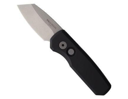Pro-Tech Runt 5 Automatic Folding Reverse Tanto Knife, Black - PTKR5201