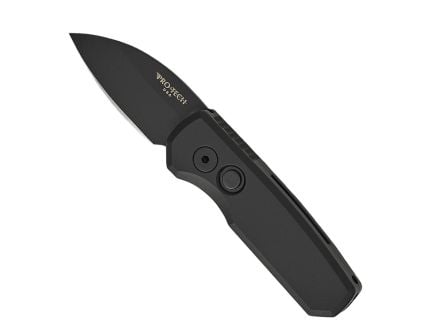 Pro-Tech Runt 5 Automatic Folding Wharncliffe Knife, Black - PTKR5303