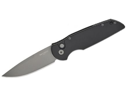 Pro-Tech Tactical Response 3 Automatic Folding Drop Point Knife, Black - PTKT3103