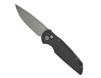 Pro-Tech Tactical Response 3 Automatic Folding Drop Point Knife, Black - PTKT3103