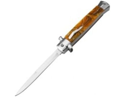 Master Cutlery Stilleto OTF Spear Point Knife, Desert Pearl - PK-50
