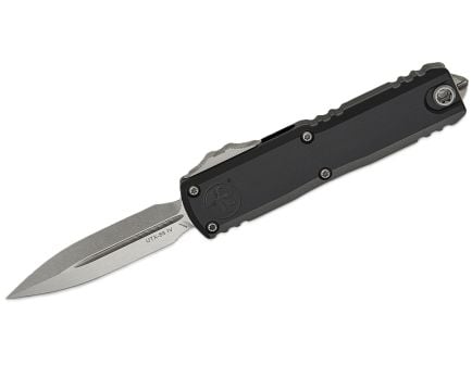 Microtech UTX-85 Gen IV OTF Dagger Point Knife, Black - 12324-10