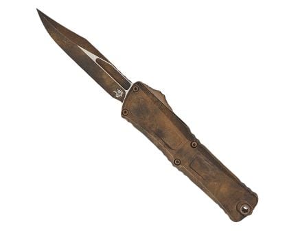 Microtech Combat Troodon Gen III OTF Bowie Point Knife, Plague Outbreak - 1146-1PLOBS