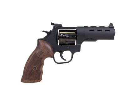 Taylors & Company Double Action 4" 357Mag 7rd Revolver Black / Wood Grip w/ Target Sight - RC1/230079
