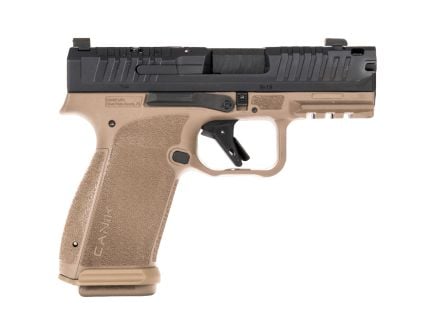 Canik METE MC9 Prime 3.63" 9MM (2)17rd O.R Compensated Pistol, Black/FDE - HG8328BD-N