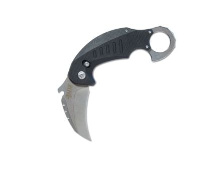 Elite Tactical Ravid Folding Hawkbill Knife, Black - ET-FDR016CS