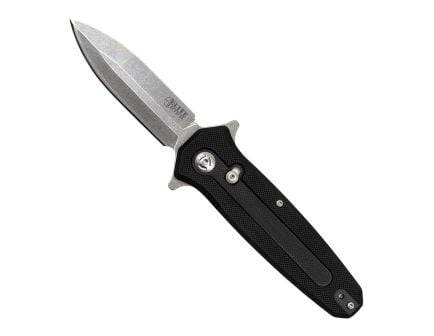 Elite Tactical Incog Folding Spear Point Knife, Black - ET-FDR017CS