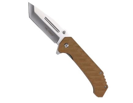 Tac-Force 2012 Folding Tanto Knife, Brown - TF-2012BN