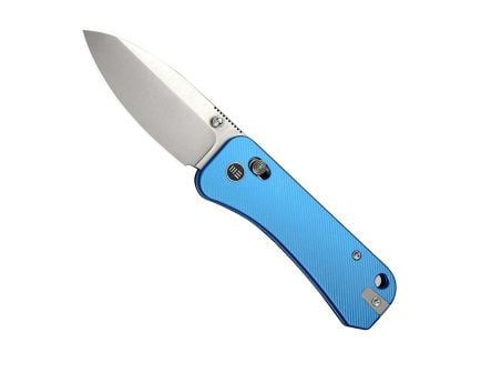 WE Knife Co. Banter 2 Drop Point Knife, Blue Aluminum - WE23075-1
