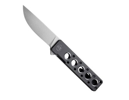 WE Knife Co. Miscreant 3.0 Drop Point Knife, Black/Titanium - 2101B