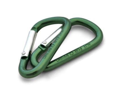 Coghlan's 4mm Mini Carabiner Set of 2, Green - 2512
