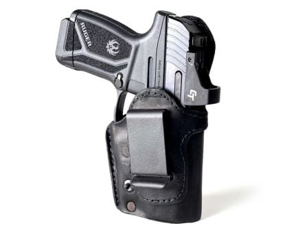 Urban Carry Lockleather RMR 215 IWB Right Hand Leather Holster, Black - LL-IWB-RMR-215-BK-R