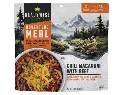 ReadyWise Freeze Dried Chili Mac w/ Beef 6 Count Adventure Meal - RW05-805