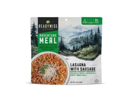ReadyWise Freeze Dried Lasagna 6 Count Adventure Meal - RW05-808