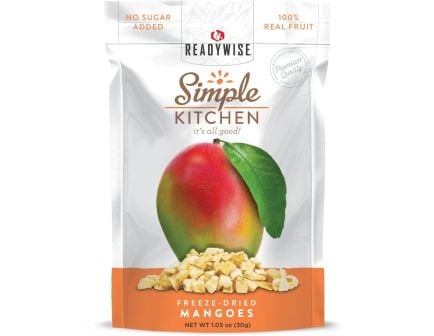 ReadyWise Simple Kitchen Freeze Dried Mangoes 6 Count - RWSK05-911
