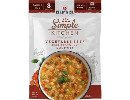 ReadyWise Simple Kitchen Vegetable Beef Soup Mix 6 Count - RWSK05-067
