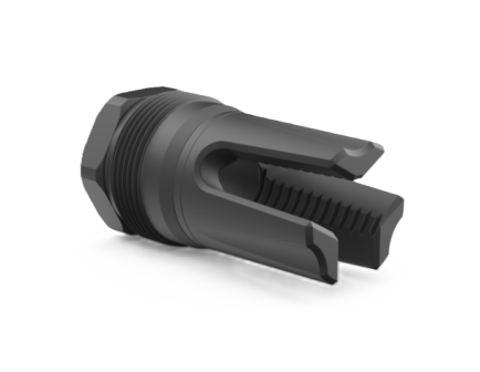 Breek Arms Plan B Scorch 3-Prong Flash Hider 1/2x28, Black - BRK4415
