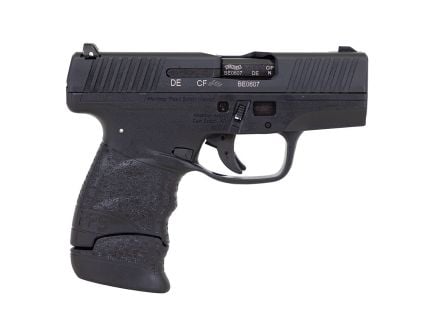 Walther Arms PPS M2 Carry Frame 9mm Luger 3.2" 8rd Pistol w/ 3 Dot White Sights, Black - 2902532