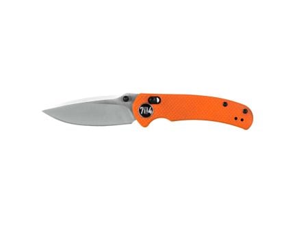 704 Gear Urban Ranger Lite V2 Folding Drop Point Knife, Orange - S1-S-O-14S