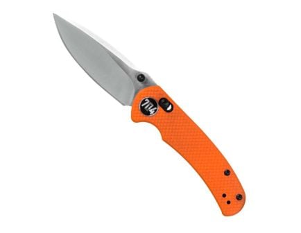 704 Gear Urban Ranger Lite V2 Folding Drop Point Knife, Orange - S1-S-O-14S